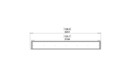 Ecosmart Fire Flex 122RC Right Corner Fireplace Insert - Black Finish / Stainless Steel Burner - ESF.FX.122RC